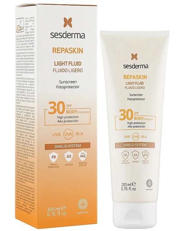 Sesderma - Солнцезащитный крем-гель для тела Repaskin Body Sunscreen gel cream SPF 30 200 мл