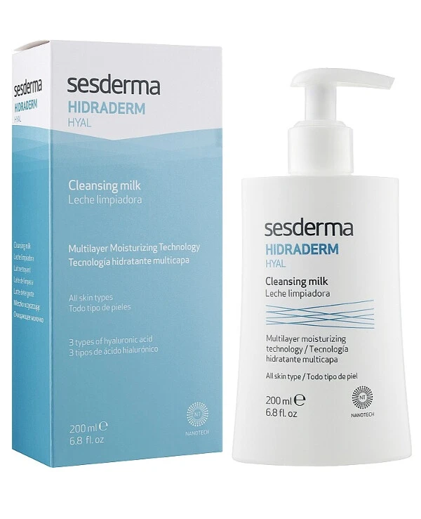 Sesderma - Facial cleansing milk Hidraderm Hyal Cleansing Milk Leche Limpiadora 200ml back