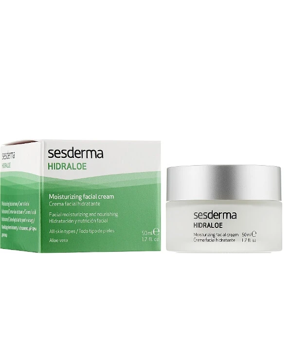 Sesderma - Увлажняющий крем для лица Hidraloe Moisturizing Face Cream 50 мл back