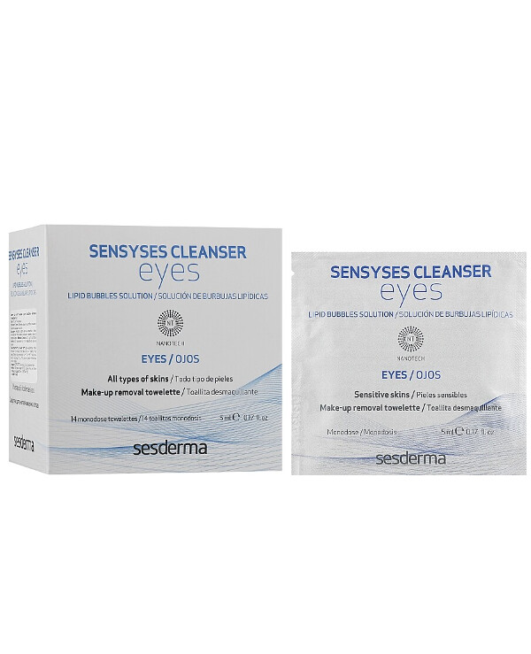 Sesderma - Eye makeup remover wipes Sensyses Cleanser Eyes 