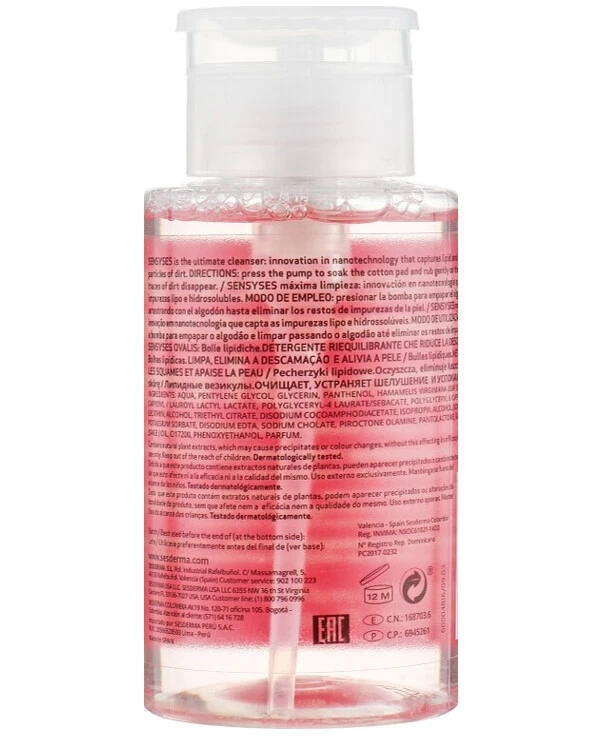 Sesderma - Тонизирующее средство для проблемной кожи Sensyses Cleanser Ovalis 200 мл back