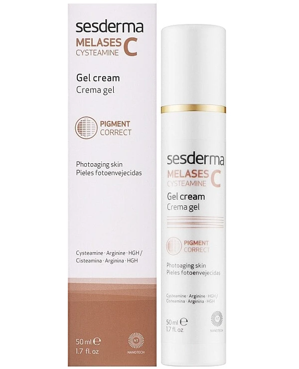Sesderma - Крем-гель от гиперпигментацией кожи Melases Cysteamine Crema Gel 50 мл