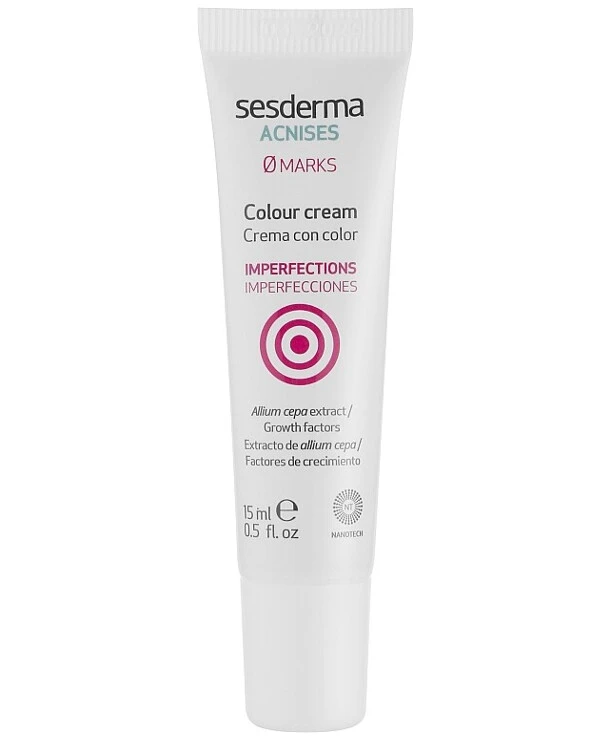 Sesderma - Тонирующий крем от рубцов постакне Acnises Spot Colour Cream 15 мл