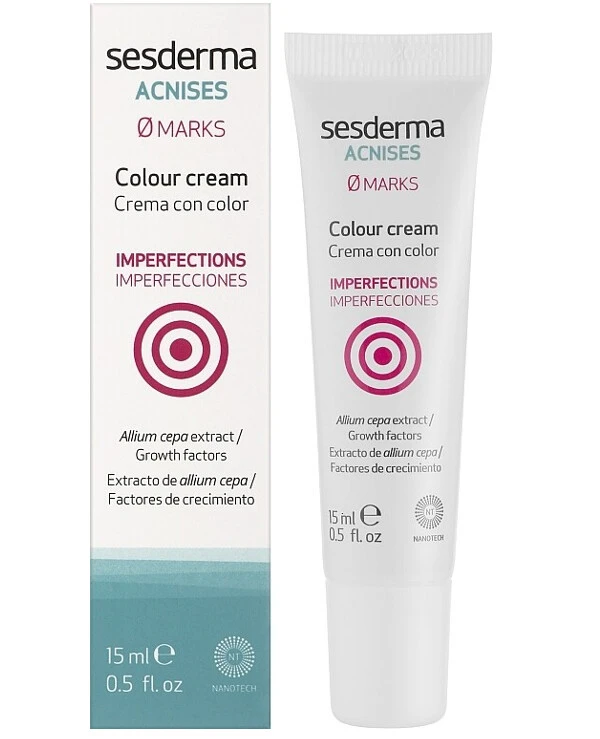 Sesderma - Тонирующий крем от рубцов постакне Acnises Spot Colour Cream 15 мл back