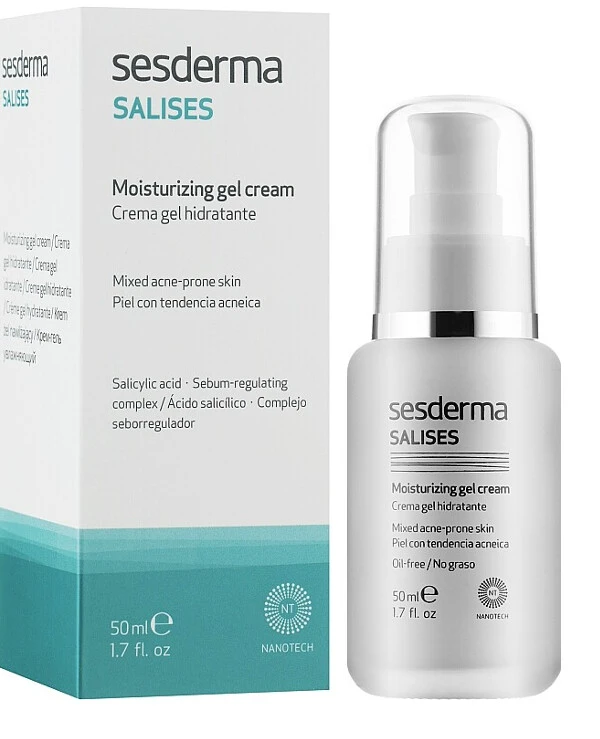 Sesderma - Увлажняющий крем-гель для лица Salises Moisturizing Gel Cream 50 мл