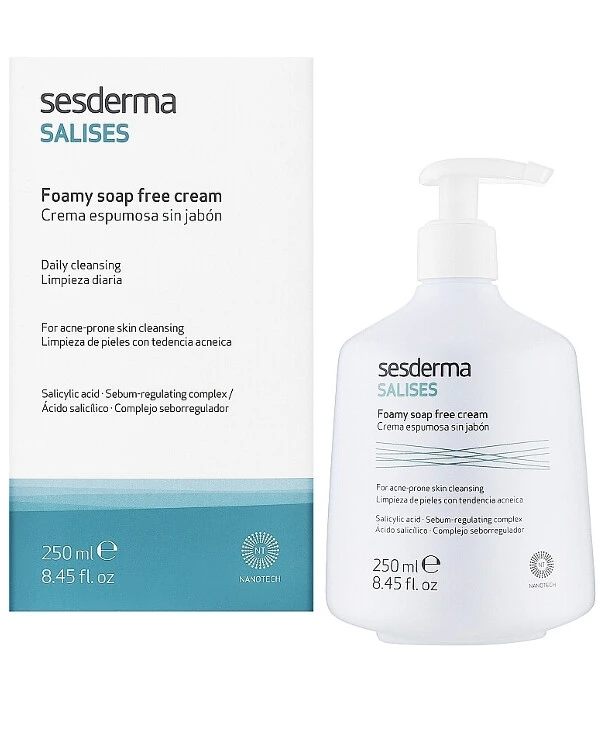 Sesderma - Пенящийся крем для умывания Salises Foamy Soap-Free Cream 250 мл