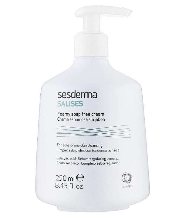 Sesderma - Пенящийся крем для умывания Salises Foamy Soap-Free Cream 250 мл back