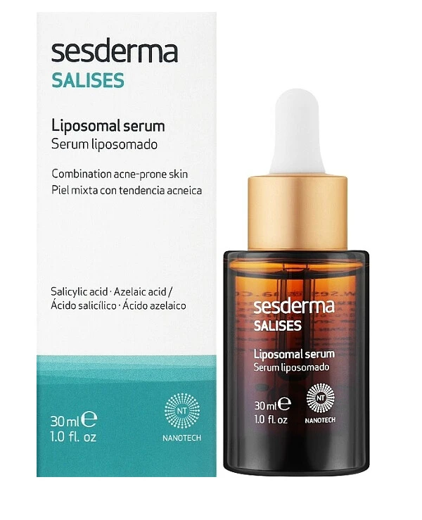 Sesderma - Сыворотка для комбинированной кожи лица, склонной к акне Salises Liposomal Serum 30 мл back