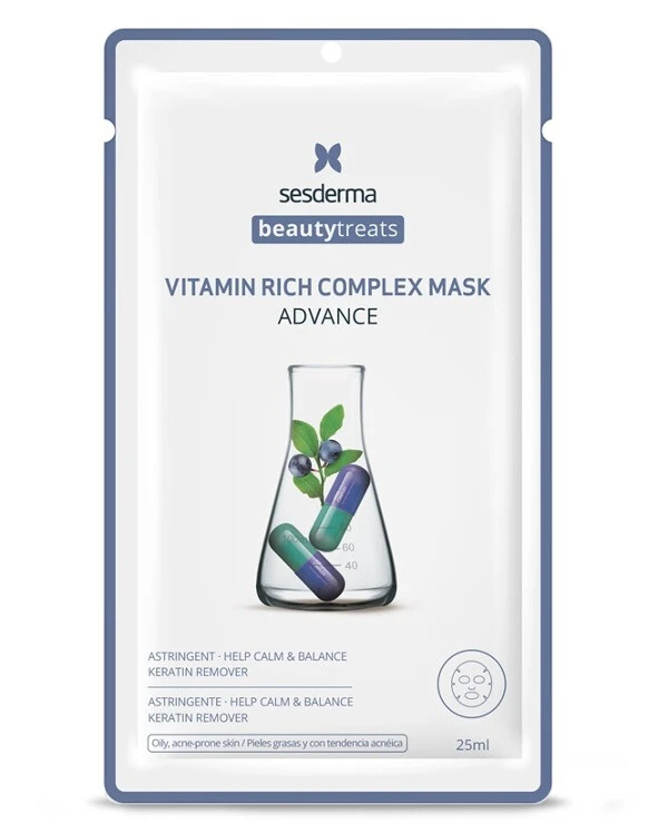 Sesderma - Тканевая маска с витаминным комплексом Beauty Treats Vitamin Rich Complex Mask 25 мл