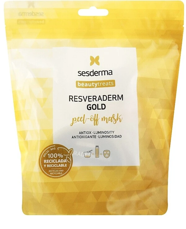 Sesderma - Маска-пилинг для лица Beauty Treats Resveraderm Gold Peel-Off Mask 