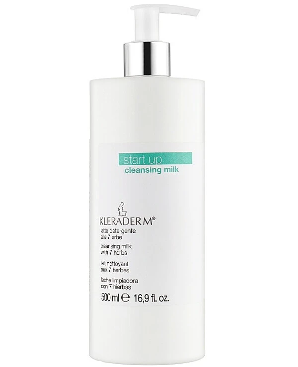 Kleraderm - Деликатное очищающее молочко для лица Start Up Cleansing Milk 500 мл