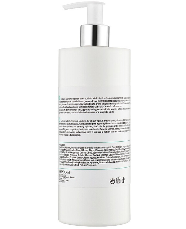 Kleraderm - Delicate facial cleansing milk Start Up Cleansing Milk 500ml back