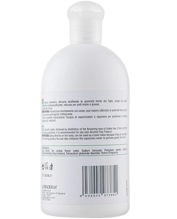 Kleraderm - Aromatic tonic water Linden Flowers Aromatic Water Linden Tree 500ml back