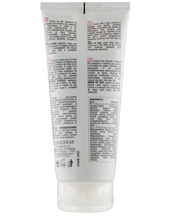 Kleraderm - Крем для лица с колластином Idroderm Collastin Cream 200 мл back