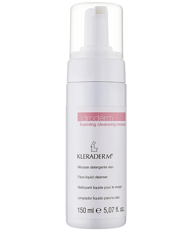 Kleraderm - Очищающая пенка-мусс Idroderm Foaming Cleansing Mousse 150 мл