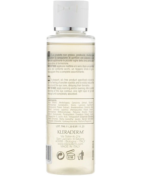 Kleraderm - Anti-wrinkle eye contour gel Antiage Eye Contour Gel 100ml back