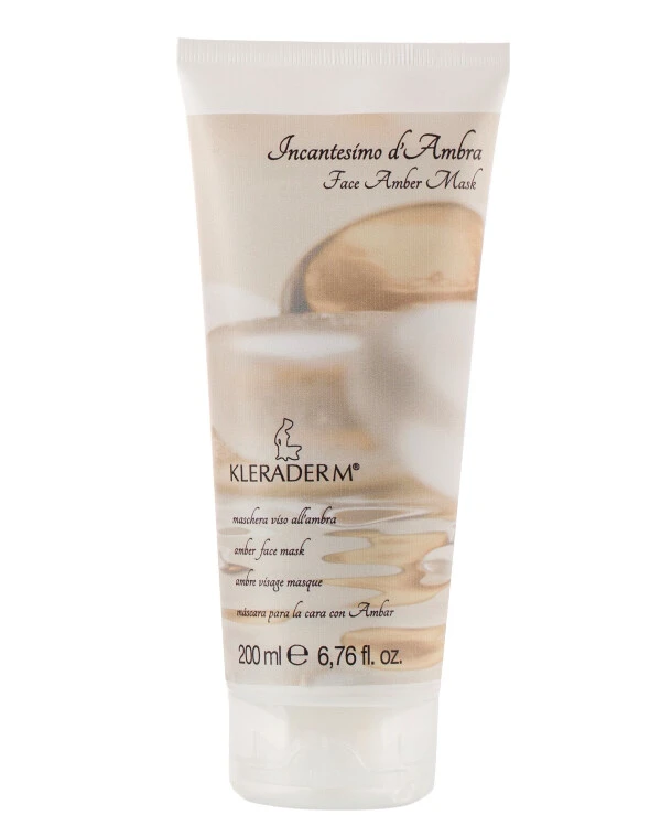 Kleraderm - Детокс-маска антивікова з бурштином для обличчя Incantesimo D'ambra Amber Face Mask 200 мл