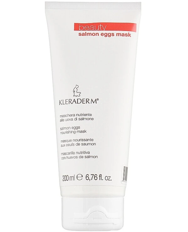 Kleraderm - Маска питательная с икрой лосося для лица Beauty Salmon Eggs Mask 200 мл