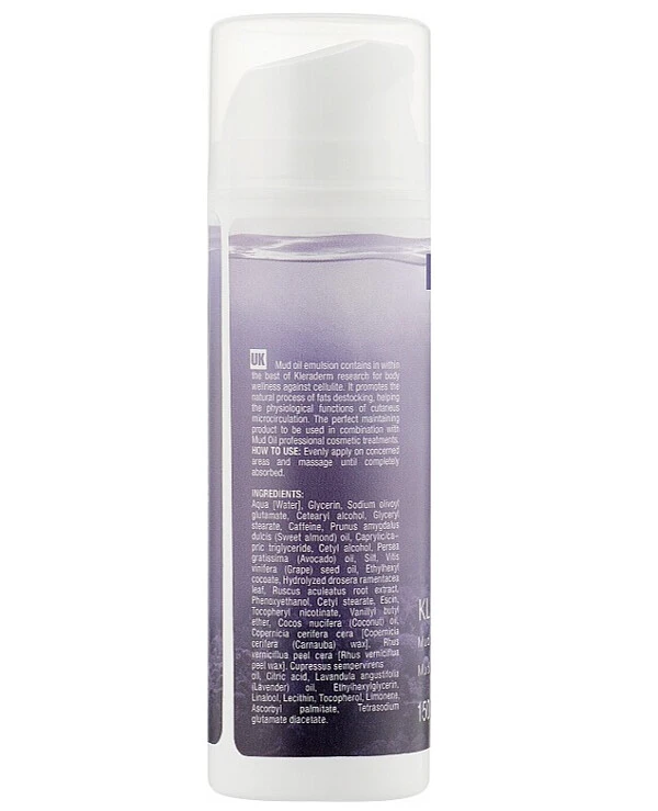 Kleraderm - Грязевое масло, эмульсионное Thalassocosmesi Mud Oil Emulsion 150 мл back