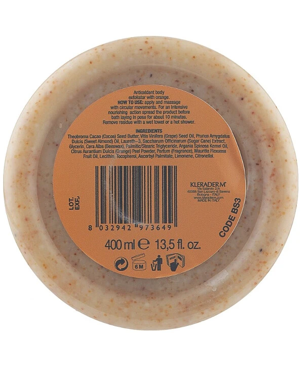 Kleraderm - Маслянистый скраб для лица и тела Апельсин Butter Scrub Orange 400 мл