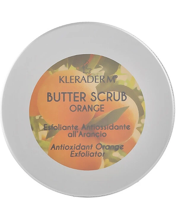 Kleraderm Маслянистый скраб для лица и тела Апельсин | Butter Scrub Orange фото, цена, купить
