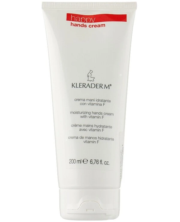 Kleraderm - Moisturizing hand cream with vitamin F Happy & Body Care Hands Cream 200ml