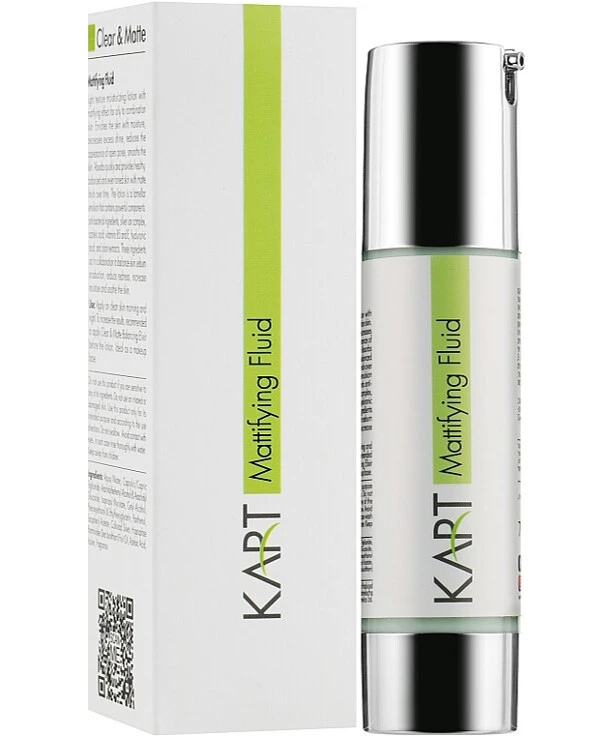 Kart - Увлажняющая матирующая эмульсия Clear & Matte Mattifying Fluid 50 мл