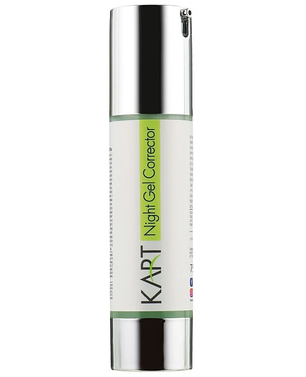Kart - Корректирующий ночной гель для лица Clear & Matte Night Gel Corrector 50 мл