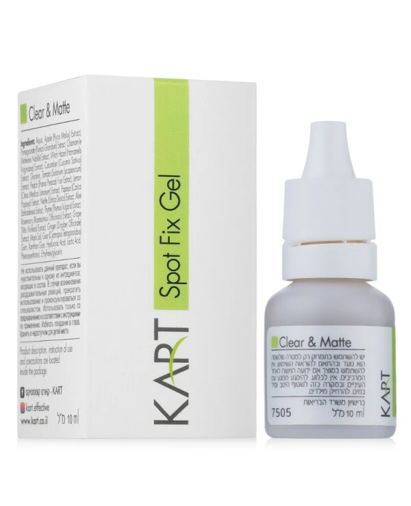 Kart - Гель для лица локального воздействия Clear & Matte Spot Fix Gel 10 мл back