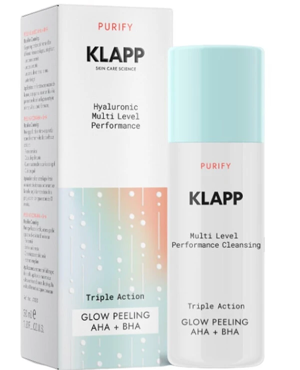 Klapp - Пилинг поликислотный AHA + BHA Тройное действие Purify Triple Action Glow Peeling AНА + BНА 30 мл