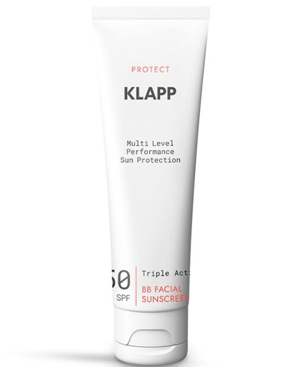 Klapp - Tinted sunscreen Sun Protection Triple Action ВB Facial Sunscreen Spf 50 50ml