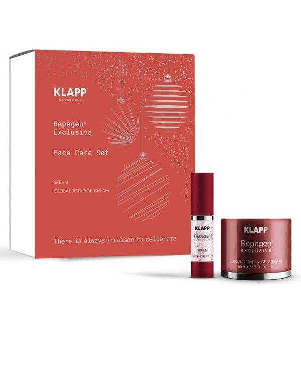 Klapp - Антивозрастной уход для лица Repagen Exclusive Face Care Set 15 мл