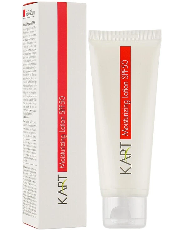 Kart - Увлажняющая эмульсия для лица с SPF50 Unicare Safe&Sun Moisturizing Lotion SPF50 80 мл