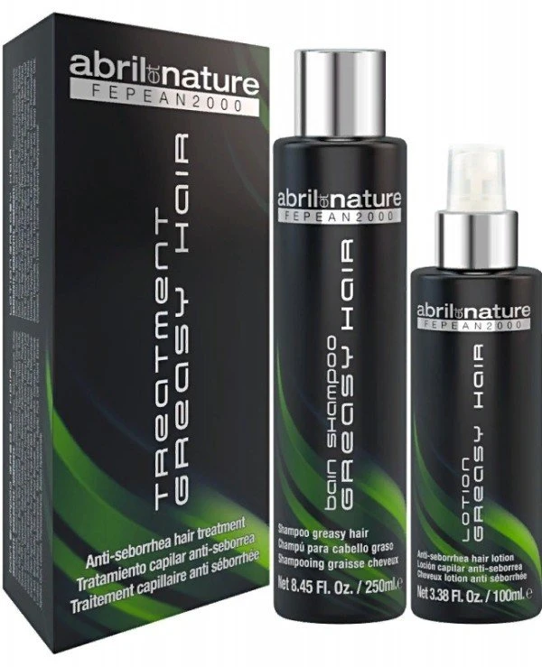 Abril Et Nature - Набор против жирной кожи головы Greasy Hair Treatment Kit 