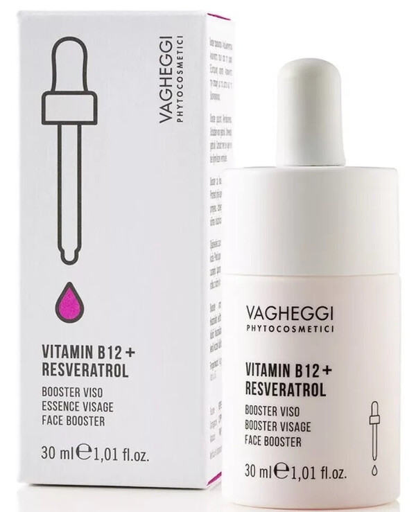 Vagheggi - Facial booster niacinamide + glycogen Vitamin B12 + Resveratrol Face Booster 30ml