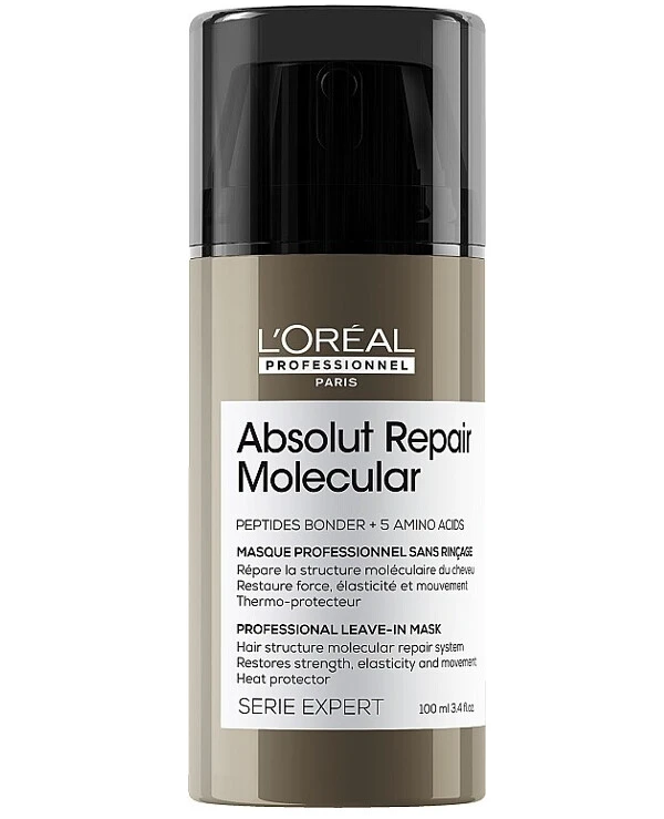 L'oreal Professionnel - Многофункциональная маска для молекулярного восстановления структуры поврежденных волос Absolut Repair Molecular Leave-In Mask 100 мл