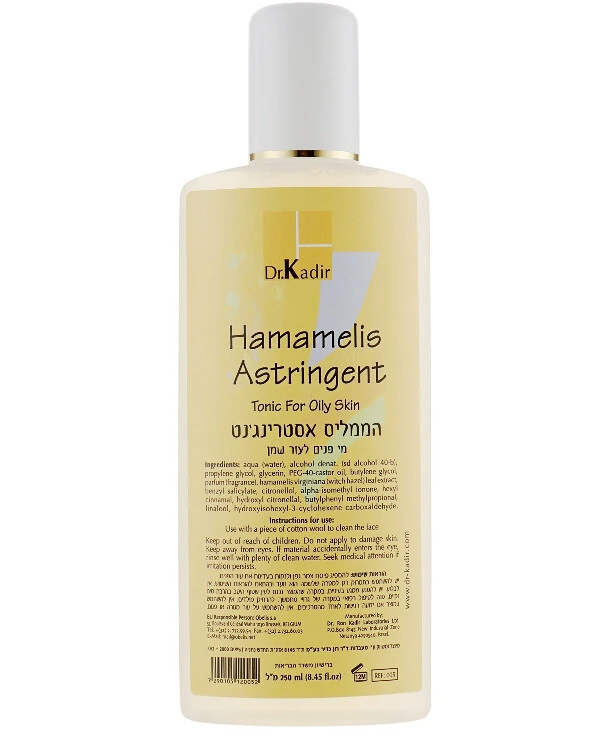 Dr. Kadir - Тоник с гамамелисом для жирной кожи Astringent-Hamamelis Tonic For Oily Skin 250 мл