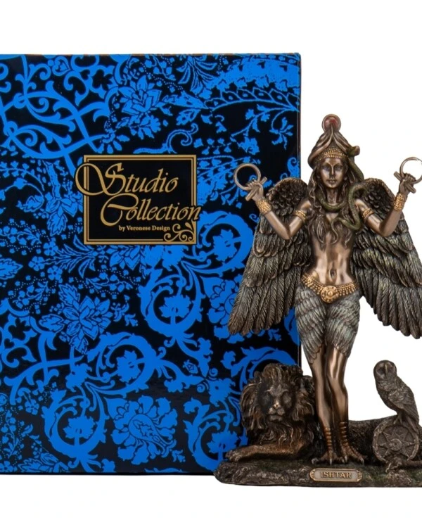 Veronese - Статуэтка Иштар - богиня войны и любви (22 см) 77870A4  Бронзовый back