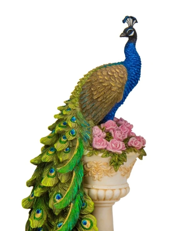 Veronese Figurine Peacock (34 cm) 78180AA | 2
