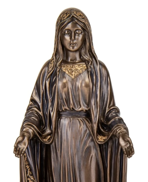 Veronese - Figurine of the Virgin Mary (23 cm) 78133A4  Bronze back