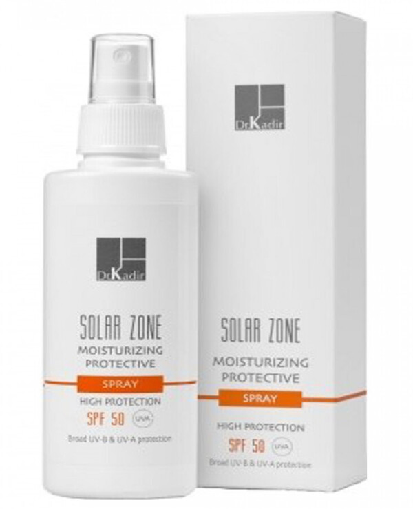 Dr. Kadir - Moisturizing sunscreen spray SPF-50+ Solar Zone moisturizing protective spray SPF 50+ 125ml