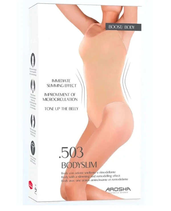Arosha - Боди для коррекции фигуры 503 Bodyslim S-M (44-46), Бежевый
