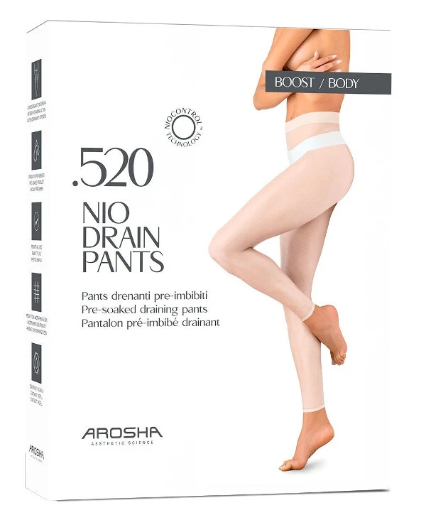 Arosha - Care leggings soaked in Nio Drain drainage solution 520 Nio Drain Pants L-XL (48-50), White