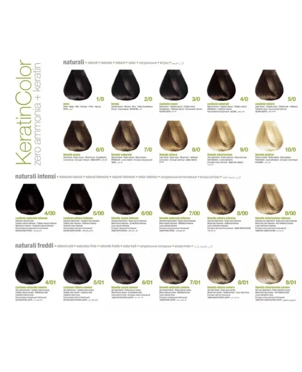 BBcos Стойкая безаммиачная краска для волос | Keratin Color Hair Cream фото, цена, купить
