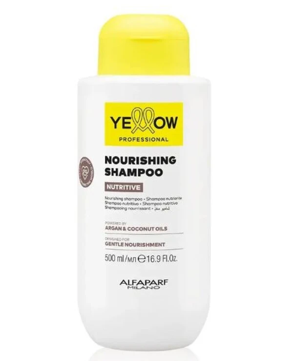 Yellow - Питательный шампунь для волос Argan and Coconut Nourishing Shampoo 500 мл