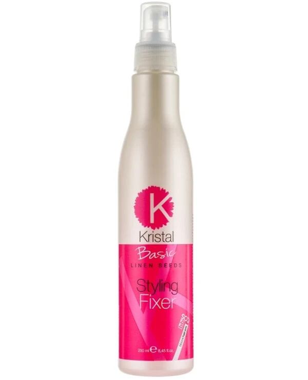 BBcos - Спрей-фиксатор для объема волос Kristal Basic Linen Seeds Styling Fixer 250 мл