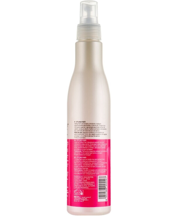 BBcos - Spray-fixer for hair volume Kristal Basic Linen Seeds Styling Fixer 250ml back