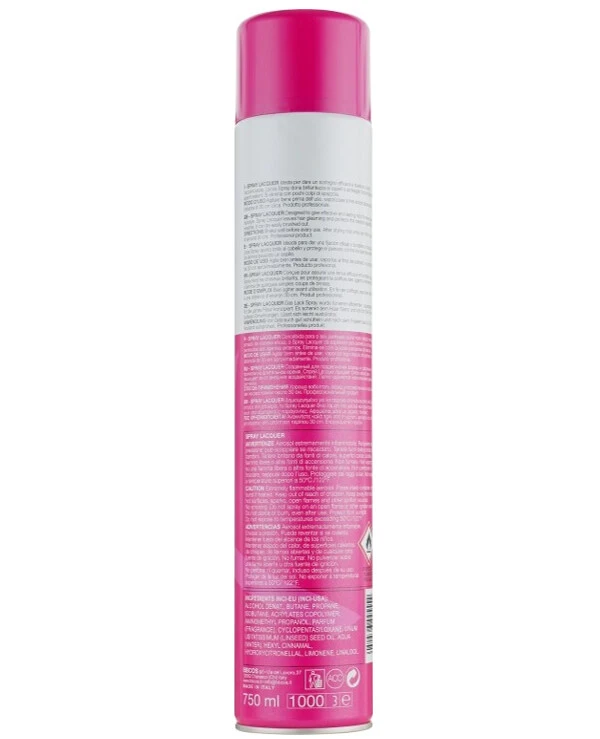 BBcos - Лак для волос, сильной фиксации Kristal Basic Linen Seeds Spray Laquer 750 мл back
