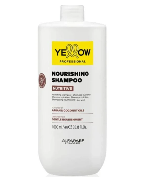 Yellow - Питательный шампунь для волос Argan and Coconut Nourishing Shampoo 1000 мл