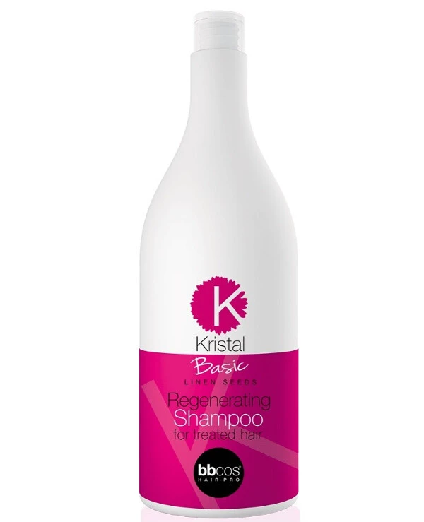 BBcos Шампунь регенерирующий для волос | Kristal Basic Linen Seeds Regenerating Shampoo